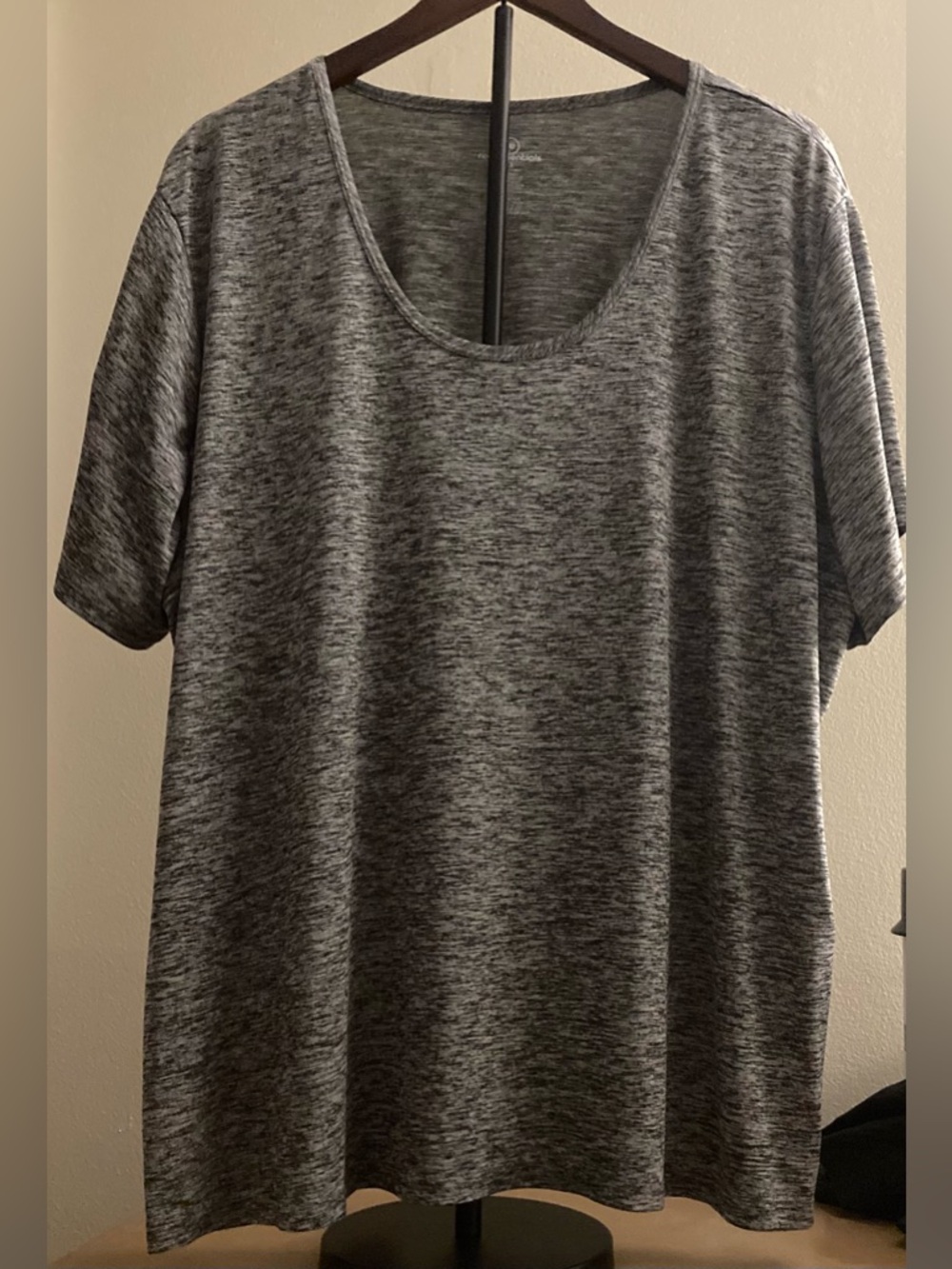 Real Essentials 3X Women's Dry Fit Tech Stretch Short-Sleeve Crew Neck T-Shirt